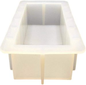 Molde de silicona rectangular hecho a mano para jabón, molde para pan tostado, caja para hacer jabón, moldes para jabón con efecto giratorio/divisor. - Product Image 6