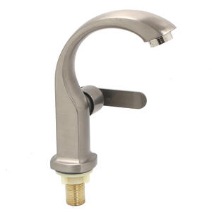 Grifo <span class=keywords><strong>de</strong></span> acero inoxidable para <span class=keywords><strong>lavabo</strong></span> <span class=keywords><strong>de</strong></span> baño, grifería <span class=keywords><strong>de</strong></span> aleación <span class=keywords><strong>de</strong></span> zinc en frío, montaje en frío, níquel, barato - Product Image 2