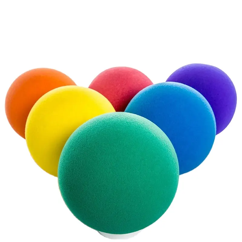 Factory Customized colourful Polyurethane foam toy magic prop Sponge Foam Balls