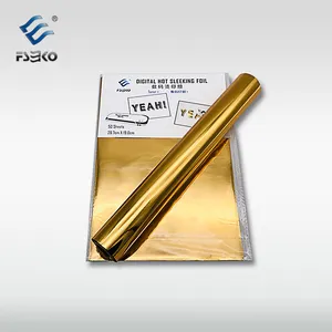 Heißpresse Heißtransferfolie Schleiffolie Sublimations-Goldstempel Laserdrucker Blattfolie Präge golden heißfolie Präge