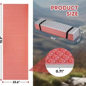 Outdoor Moisture-proof <b>Pad</b> Camping Folding <b>Foam</b> Mat Portable Thick Tent <b>Pad</b> - Product Image 2