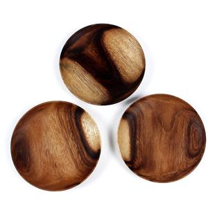 Plateau de rangement en bois d'acacia massif, plateau à thé en bois, plateau de table à manger, mini plateau à fromage, <span class=keywords><strong>l</strong></span>égumes, vente en gros - Product Image 5