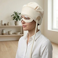 360 °   Masajeador de Cabeza por Compresión de Aire con Área de Ojos Visible y Calor para Aliviar el Estrés y Mejorar el Sueño, Recargable, OEM, ODM