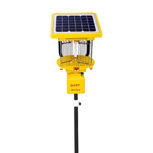 Lampe anti-moustiques Seedafarm à lumière noire solaire à haute fréquence vibratoire pour le contrôle des parasites agricoles dans les vergers et les étangs à poissons - Product Image 1