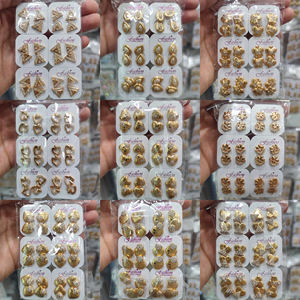 गर्म बिक्री कस्टम डुबाई 14k 18k 24k जिरकॉन सोने की लुगदी हुई महिला आर्टेस पर मेयर - Product Image 4