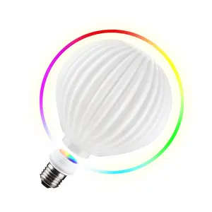 Bóng Đèn Thông Minh Thiết Kế Mới Chiếu Sáng Bóng Đèn Led Trang Trí Wifi Bóng Đèn RGB E27/E26 ST64 G125