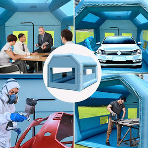 Cabine de Peinture <span class=keywords><strong>Gonflable</strong></span> Mobile, Grande Tente de Pulvérisation <span class=keywords><strong>Gonflable</strong></span> pour Peinture Automobile - Product Image 4