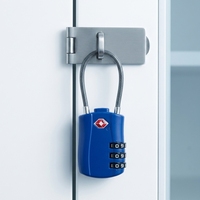 Cadenas à combinaison réinitialisable Premium TSA-527, antivol robuste pour écoles, dortoirs et armoires de bureau