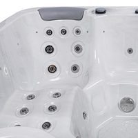 Hydrorelax Spa de massage pour 6 personnes, design moderne, bain à remous de qualité, confort pour jacuzzis extérieurs