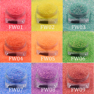 Neon Rainbow glitter Eye shadow makeup face powder beauty glitter powder per nail glitter mixing - Product Image 6