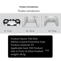 Étui de protection ultra-fin en cristal pour manette Elite Edition