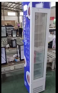 105L Display refrigeratore verticale porta di vetro commerciale scuola scuola all'aperto per bevande frigo