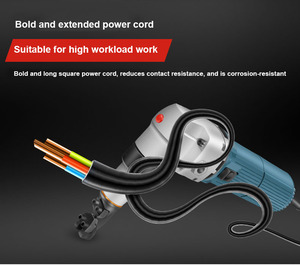 Cisaille à tôle métallique 500W, capacité de coupe, cisaille de précision pour tôle - Product Image 5