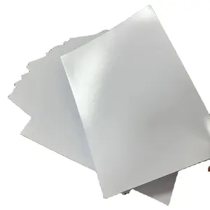 Fabricante precio barato buena calidad papel de arte C2S tamaño personalizado Muestras Gratis entrega rápida Tarjeta blanca en hoja