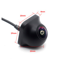 Caméra de recul grand angle pour véhicule Smarttour Caméra à objectif CCD Fisheye Caméra de recul pour véhicule de qualité d'image HD Android Universel