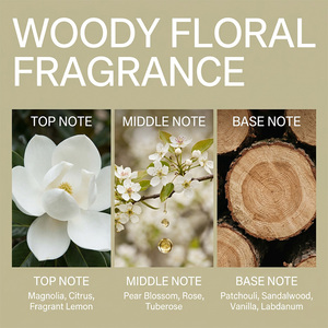 <span class=keywords><strong>Parfum</strong></span> pour <span class=keywords><strong>homme</strong></span> 100 ml Magnolia Rose Floral Woody Scent avec <span class=keywords><strong>patchouli</strong></span>, vanille, bois <span class=keywords><strong>de</strong></span> santal, floral boisé - Product Image 4