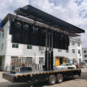 Năng lượng mặt trời bảng điều khiển lớn đầy đủ màu sắc Bảng điều chỉnh ngoài trời Movie <span class=keywords><strong>LED</strong></span> Bảng Hiệu di động <span class=keywords><strong>video</strong></span> tường màn hình gắn quảng cáo hiển thị - Product Image 3