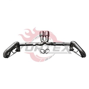 Vortex Racing Stainless Straight Through <b>Exhaust</b> For Porsche 991 GT3 4.0 Flat Six Track Sound Tuning Parts - Product Image 2