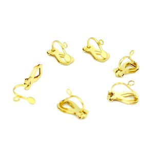 Boucles d'oreilles à clipser en acier inoxydable, or et argent, sans perçage, pour femmes, accessoires de mode, pièces de boucles d'oreilles DIY - Product Image 3