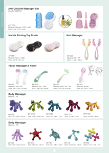 Outil exfoliant à poils souples en nylon/ABS pour brosse sèche pour corps de soin de la peau-Pack en vrac léger - Product Image 4