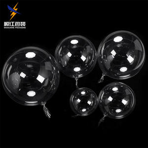 بالون بوبو شفاف مقاس 10 و18 و24 و36 بوصة، بالون هيليوم صافٍ لتزيين حفلات الزفاف وأعياد الميلاد، بالونات بشعار مخصص - Product Image 3