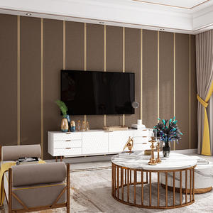 <span class=keywords><strong>Papier</strong></span> <span class=keywords><strong>peint</strong></span> à rayures horizontales 3D bleu paon de luxe léger Salon Hôtel Fond Moderne Simple <span class=keywords><strong>Papier</strong></span> <span class=keywords><strong>peint</strong></span> en velours de peau de cerf - Product Image 2