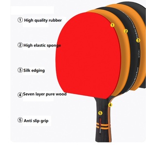 Offre Spéciale professionnel <span class=keywords><strong>raquette</strong></span> <span class=keywords><strong>de</strong></span> <span class=keywords><strong>tennis</strong></span> <span class=keywords><strong>de</strong></span> <span class=keywords><strong>table</strong></span> 2 pièces ensemble 3 balles raquettes <span class=keywords><strong>de</strong></span> ping-pong - Product Image 5