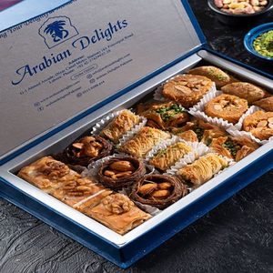 <span class=keywords><strong>Edi</strong></span> Mixed Gourmet Surtido Baklava Sweet Candy Caja de embalaje Surtido Elegante Caja de regalo Pequeño tamaño de bocado Baklava Postres - Product Image 3