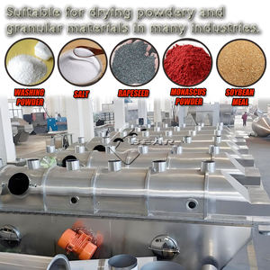 220V Elétrica Ar Quente Correia Secador Alta Produtividade Vibração Leito Fluidizado Secador para Processamento de Alimentos Fazenda Usado Secagem Bomba Engrenagem - Product Image 3