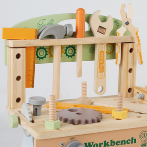 Ensemble d'outils de travail pour tout-petits, <span class=keywords><strong>mini</strong></span> établi en bois pour enfants, jouets de construction éducatifs, jeu de simulation de construction, ensemble d'outils - Product Image 5