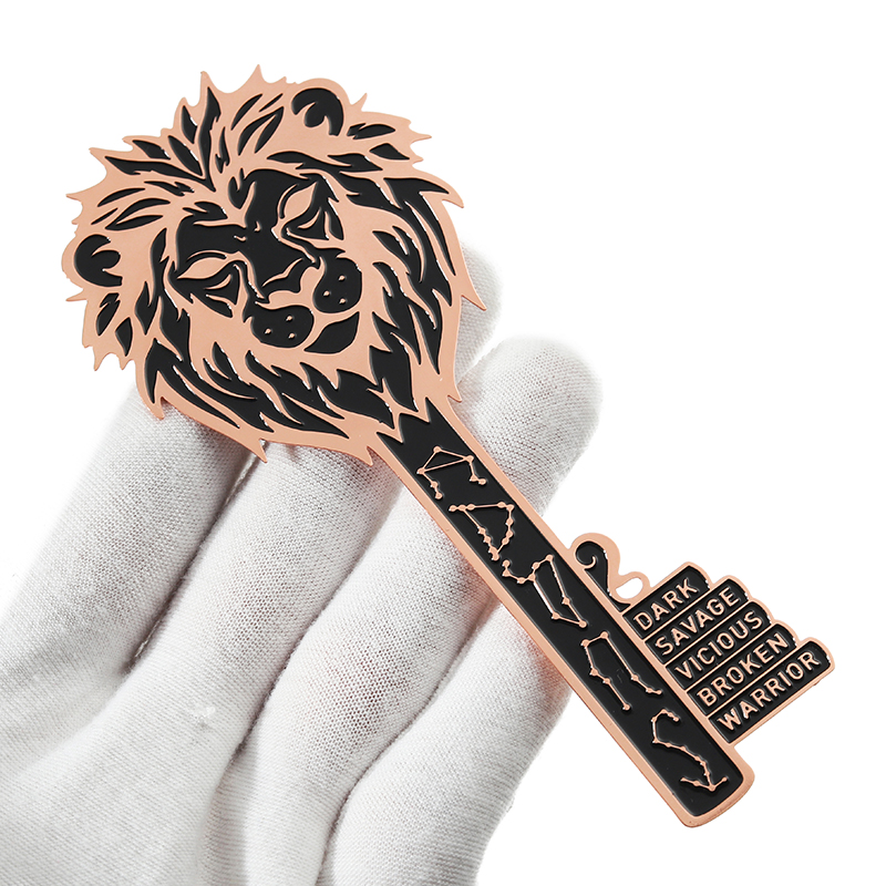 marcapáginas de león