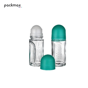 Botella Roll-On de Vidrio Esmerilado de Gran Capacidad de 50 ml – Envase Recargable Vacío para Perfume y Loción - Product Image 1