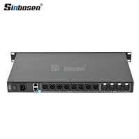 Procesador de Audio Digital Profesional Auto EQ/Auto FIR de 4 Entradas y 8 Salidas, Sistema de Sonido DSP