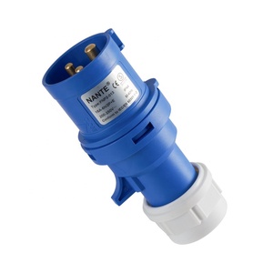 Nante FNP2-013 loạt IP44 công nghiệp cắm/Kết nối/ổ cắm 16A 220-250V 6H 2P + E 3-pin 3 pha làm bằng nylon với 3 AC cửa hàng - Product Image 4
