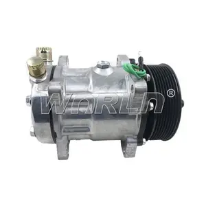 24V SD7H15 Kompresor Suku Cadang Perbaikan AC Mobil 5700334 81619066012 Kompresor AC Truk untuk NewHolland untuk Krone untuk JCB WXUN029