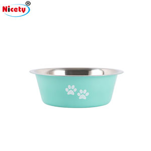 Tigelas e Comedouros para Animais de Estimação em Aço Inoxidável com Base de Borracha Antiderrapante para Cães Pequenos, Médios e Grandes - Product Image 2