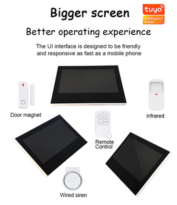 7-inch toàn màn hình tuya nhà thông minh không dây an ninh Hệ thống báo động 4G Wifi cảm ứng lớn xách tay ABS vật liệu - Product Image 4