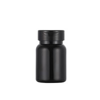 Vente en gros de flacons en plastique pour pilules pour animaux de compagnie, brun noir, 50 ml, 60 ml, 80 ml, 100 ml, 120 ml, 150 ml, 175 ml, 200 ml, 250 ml, 300 ml