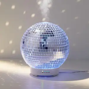Werkseitige Lieferung 100ml Rotation Disco Ball ätherisches Öl Diffusor Spinn glas Luftbe feuchter