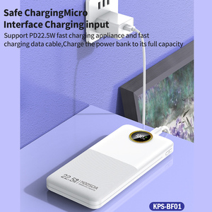 PD22.5W Pantalla digital inteligente Luz Banco de energía de viaje portátil 10000mAh Energía de carga súper rápida <span class=keywords><strong>simple</strong></span> - Product Image 5