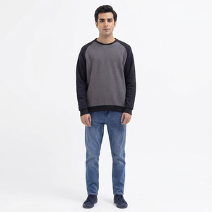 Sudadera de Moda Urbana 2026, Sudadera Básica de Algodón Mezclado, Diseño Personalizado, Tejido Transpirable, Sudadera Personalizada para Hombre - Product Image 1