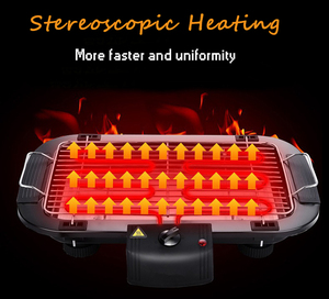 Portable Smokeless Stainless Steel Non-stick Household <strong>Electric</strong> Grill <strong>Barbeque</strong> - Product Image 6