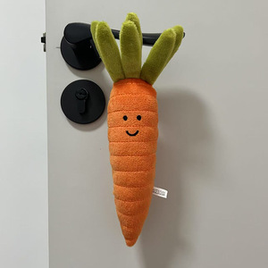 Creatieve Pluche Knuffel Groenten Wortel Sleutelhanger Zachte Plushie Gepersonaliseerde Merk Uitvoerbare Rugzak Decoratie - Product Image 6