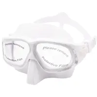 Профессиональная маска для плавания, сноркелинга и дайвинга с антибуксовым стеклом и карманом для носа