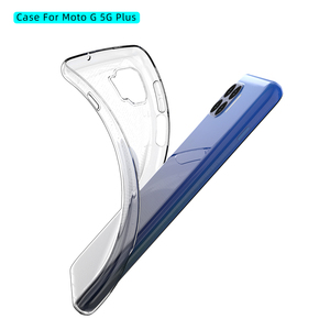 Étui Ultra-fin transparent pour téléphone portable, <span class=keywords><strong>coque</strong></span> pour la série Moto G 5G Plus, offre spéciale - Product Image 3