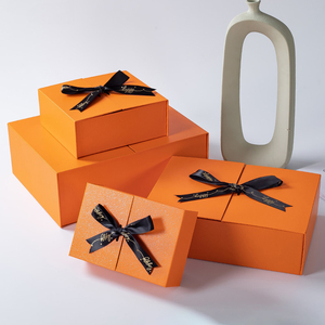 Caja de regalo de perfume de embalaje de cinta azul de lujo de cartón personalizado caja de regalo de té de cumpleaños lápiz labial cerveza pestañas peluca herramienta caja de regalo - Product Image 4