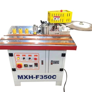 Machine à bordurer manuelle personnalisée pour le travail du bois MXH F350A, machine à bordurer droite et courbe, petite machine de bureau pour le pliage de matériaux - Product Image 4