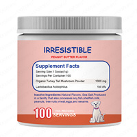 Suplementos herbales de fuente de etiqueta privada OEM compatible con Hot Dog TURKEY TAIL para el cuidado de la salud de las mascotas Exportar polvo de calidad