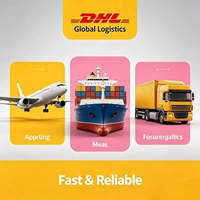 Lignes de fret maritime dédiées pour LU, NL, VA, ES, RS, livraison par DHL, FedEx et UPS