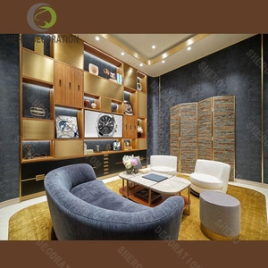 Luxury Watch Showroom Interior Design Wall Mounted Watch <b>Display</b> <b>Case</b> for Mall Watches Shop Decoration - Product Image 2